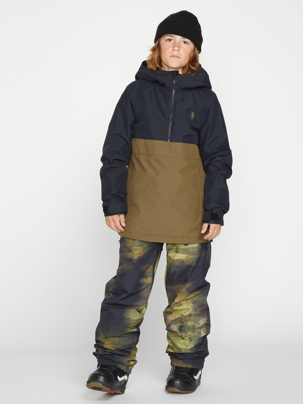Insulated pullover top jacket