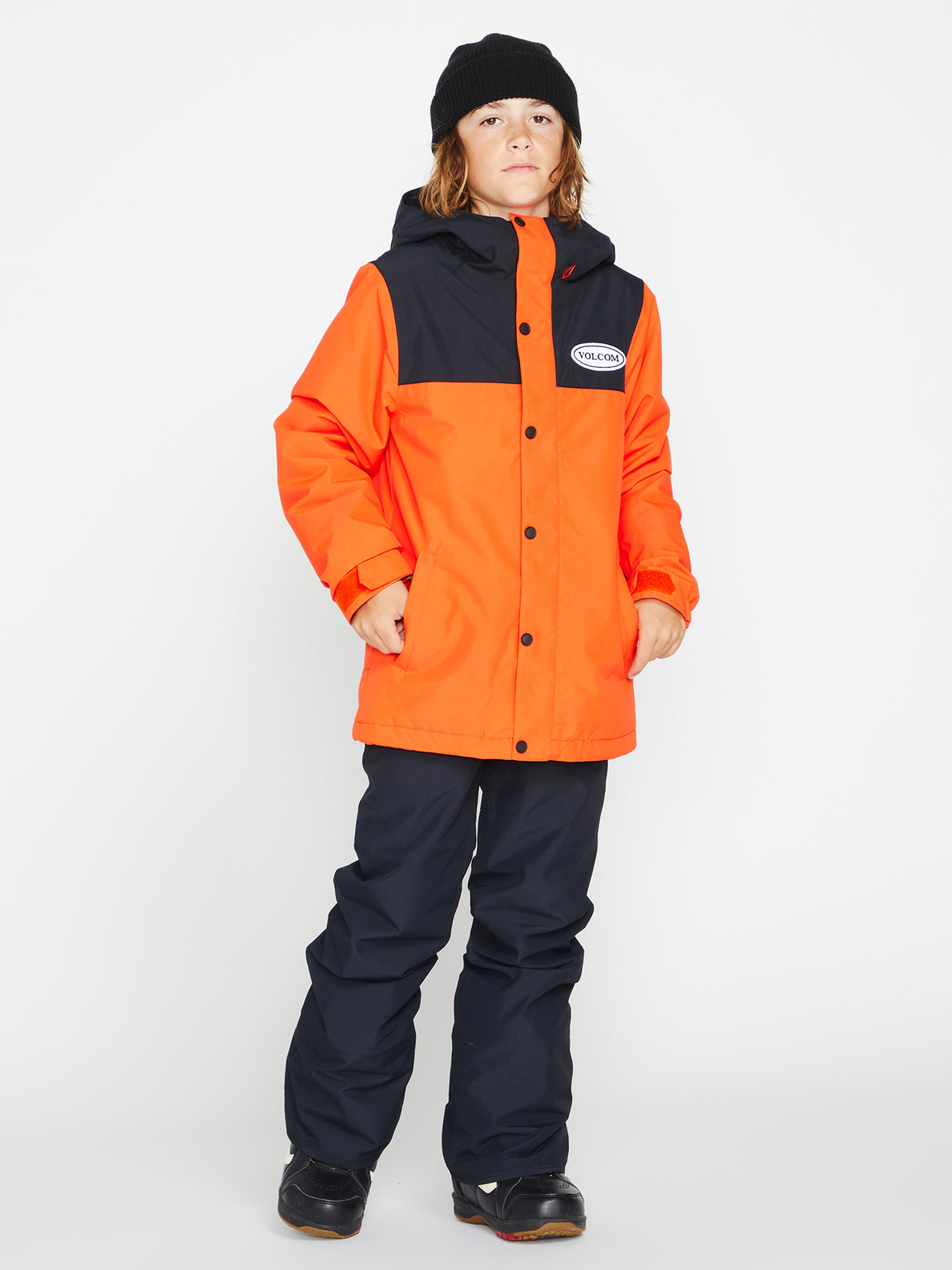 Stone.91 Insulated Jacket - Orange Shock - (Kids) – Volcom Europe