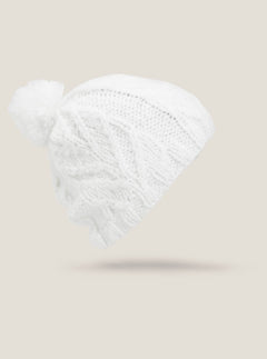 Leaf Beanie - White