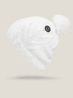 Leaf Beanie - White