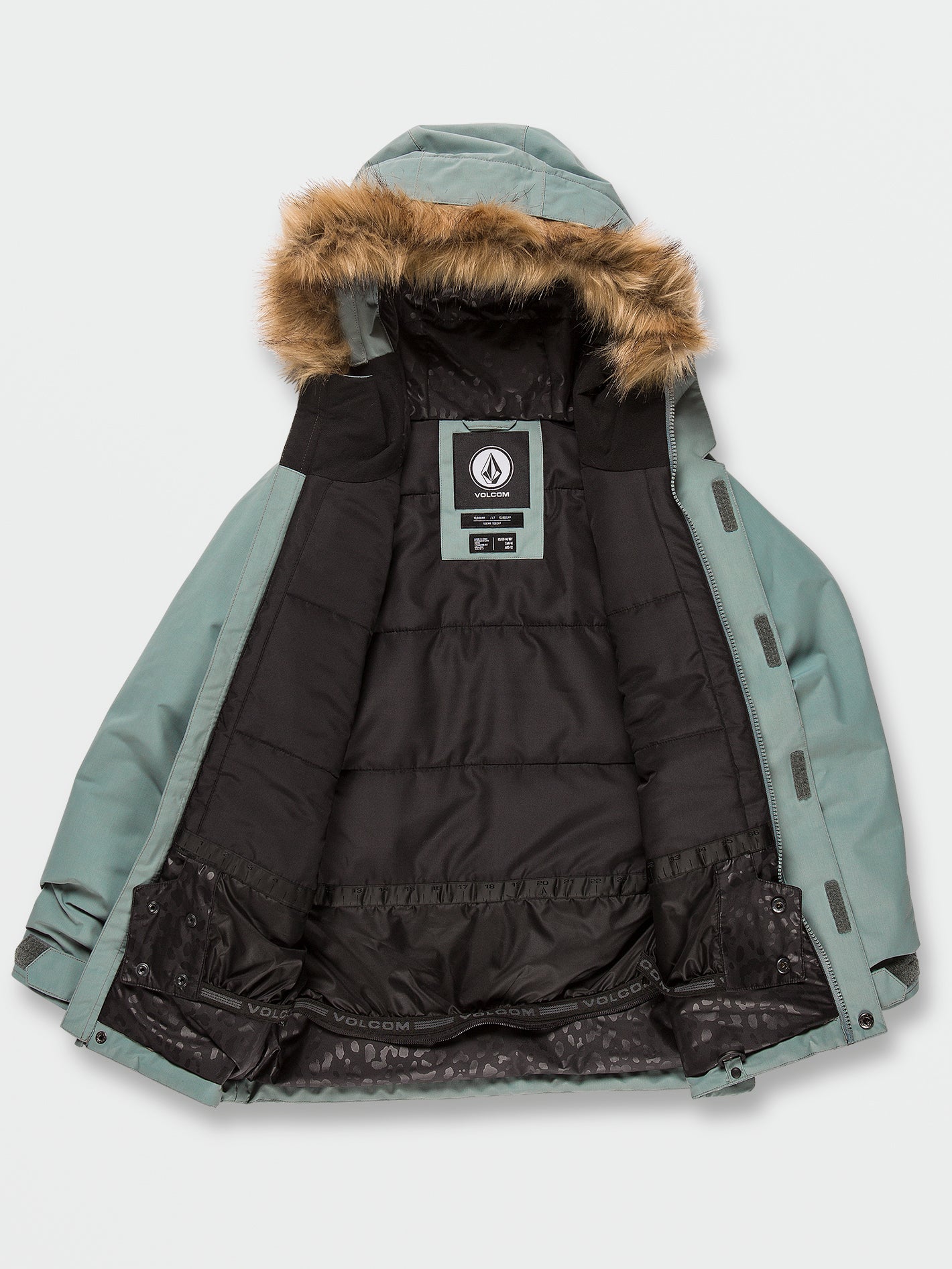 So Minty Insulated Jacket - Green Ash | Volcom Europe