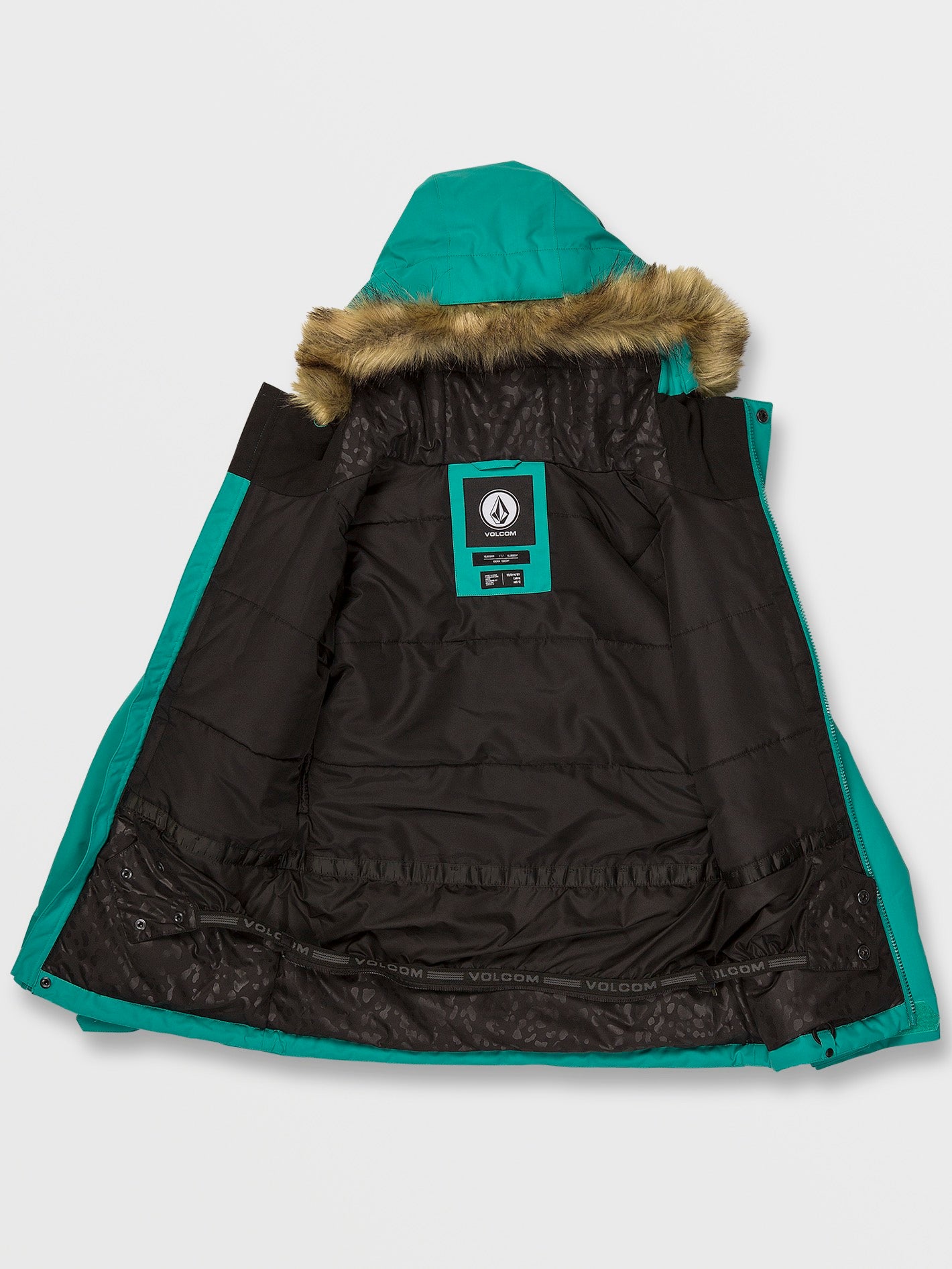 So Minty Insulated Jacket - VIBRANT GREEN - (KIDS) - Volcom EU