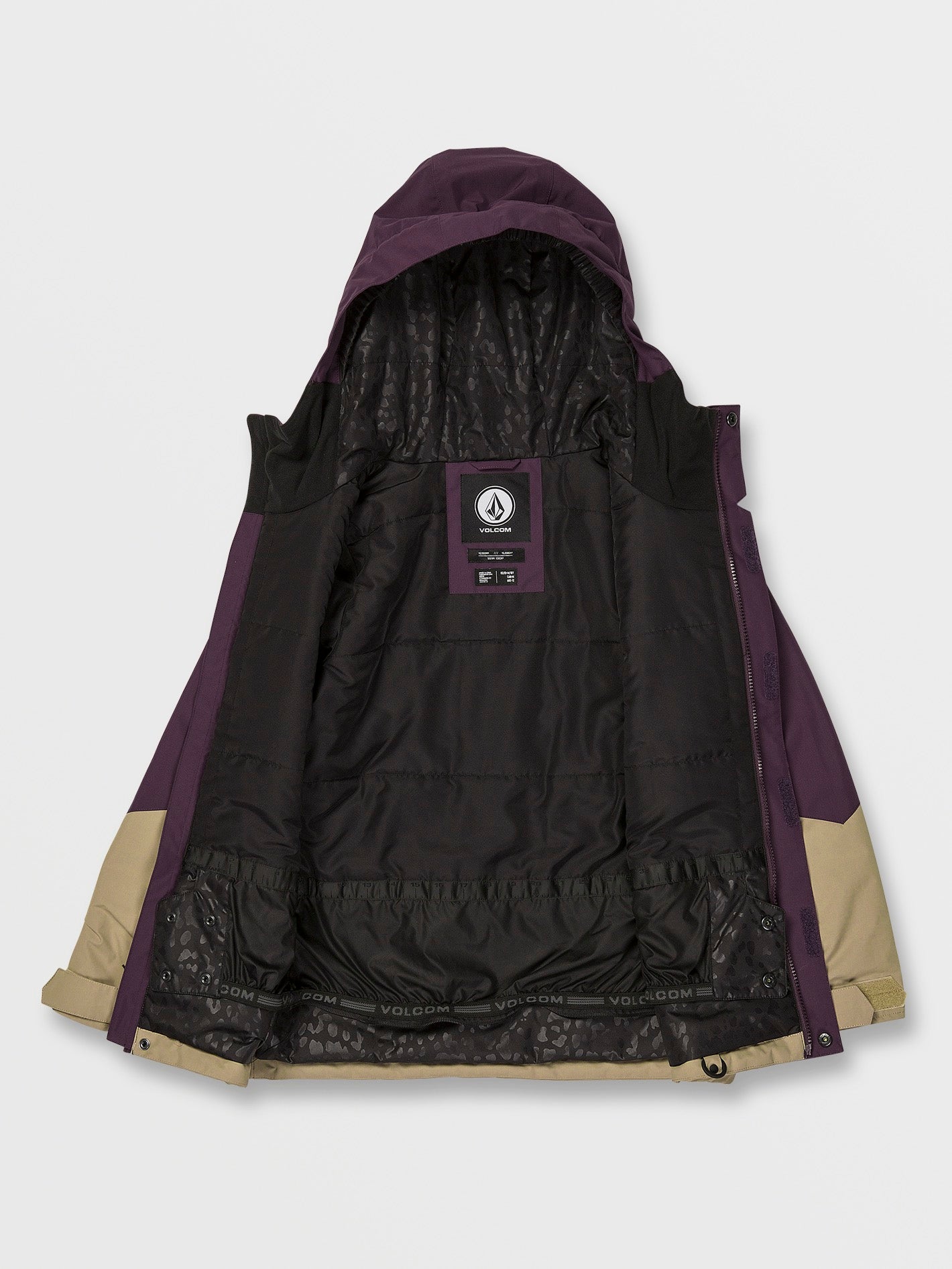 Sass'N'Fras Insulated Jacket - BLACKBERRY - (KIDS) - Volcom EU
