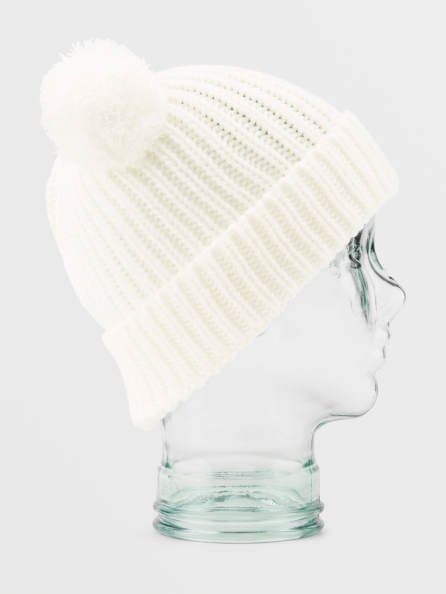 Shreddy Teddy Bobble Beanie - WHITE - (KIDS) - Volcom EU – Volcom