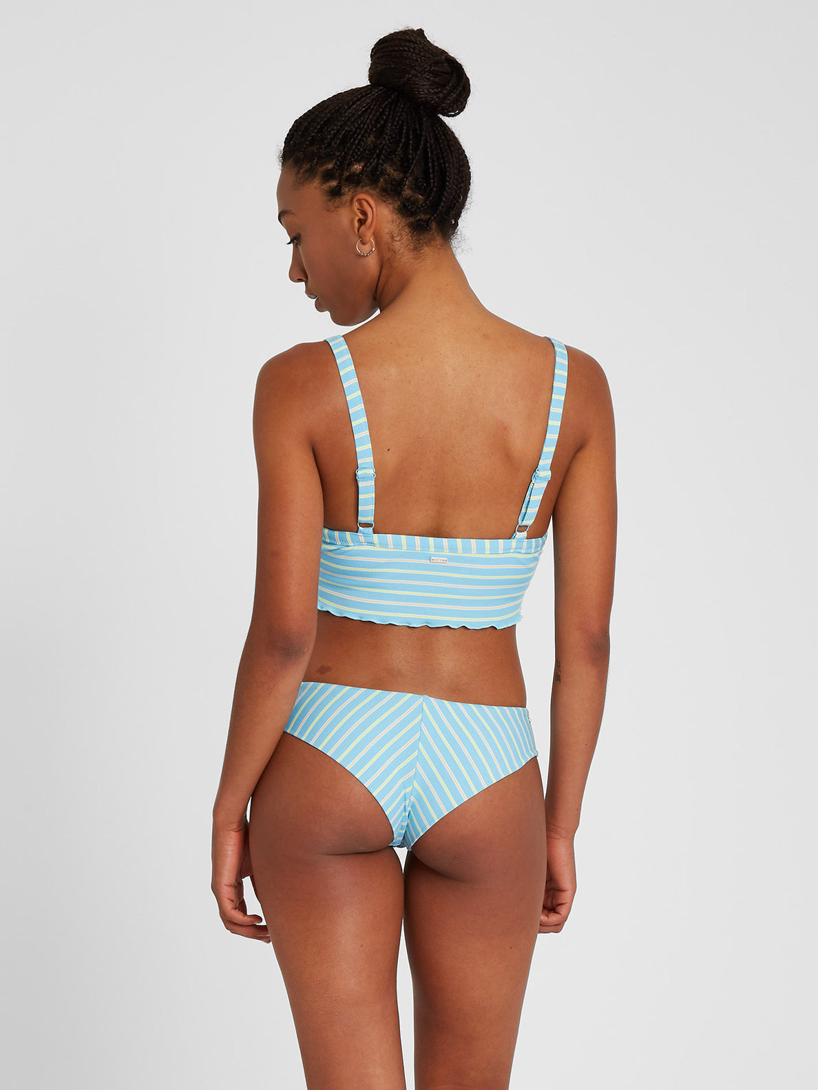 Next In Line Crop Bikini Top - Coastal Blue (O1012106_CBL) [B]