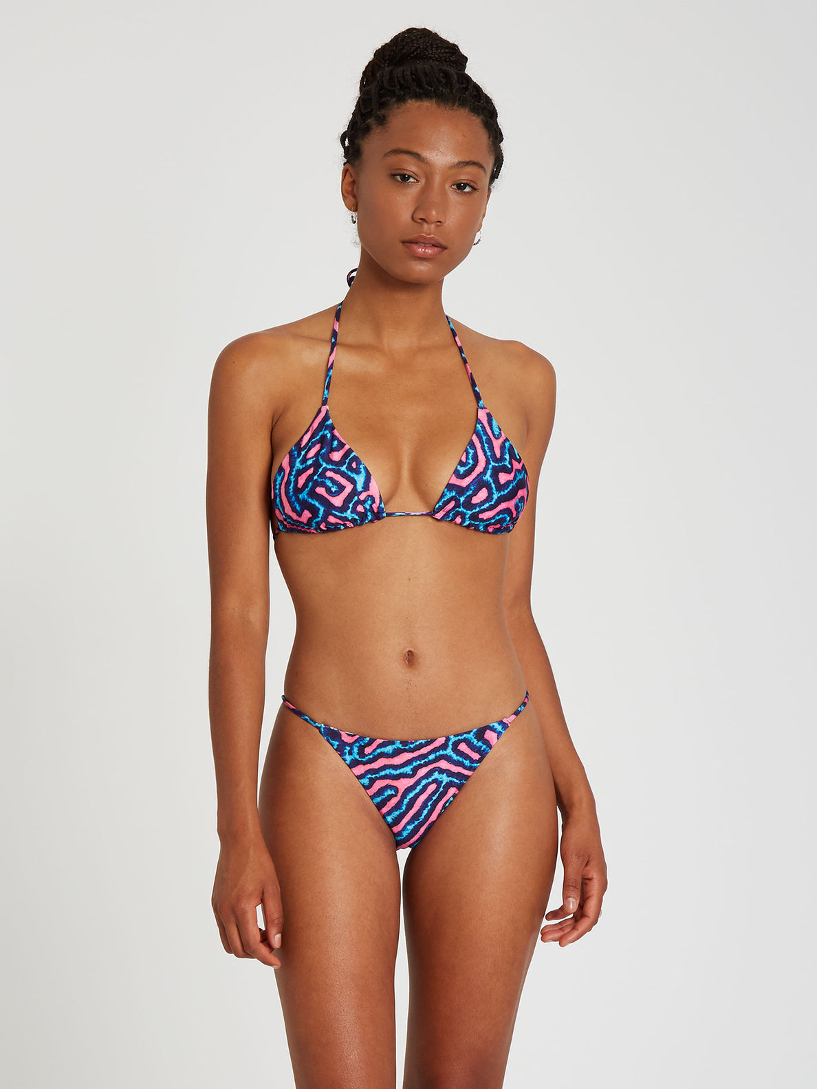 Coral Morph Triangle Bikini Top - Multi (O1412106_MLT) [1]