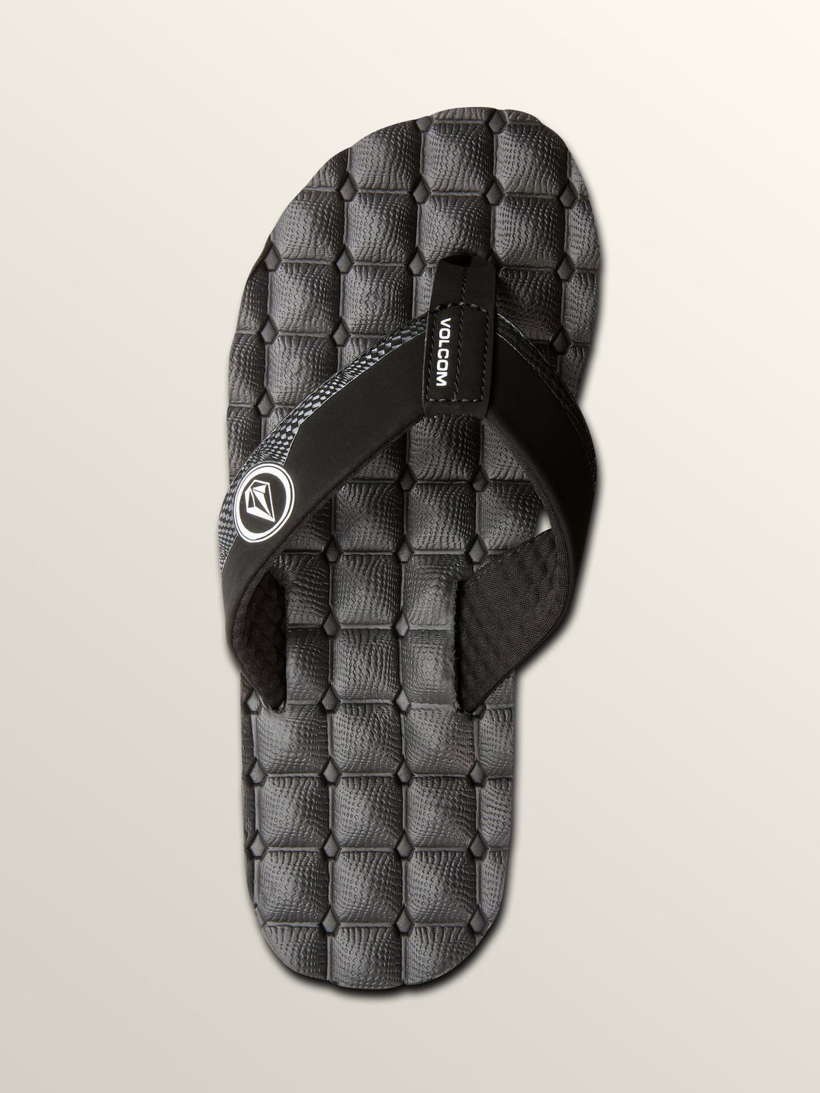Recliner Sandals BLACK WHITE Volcom Europe