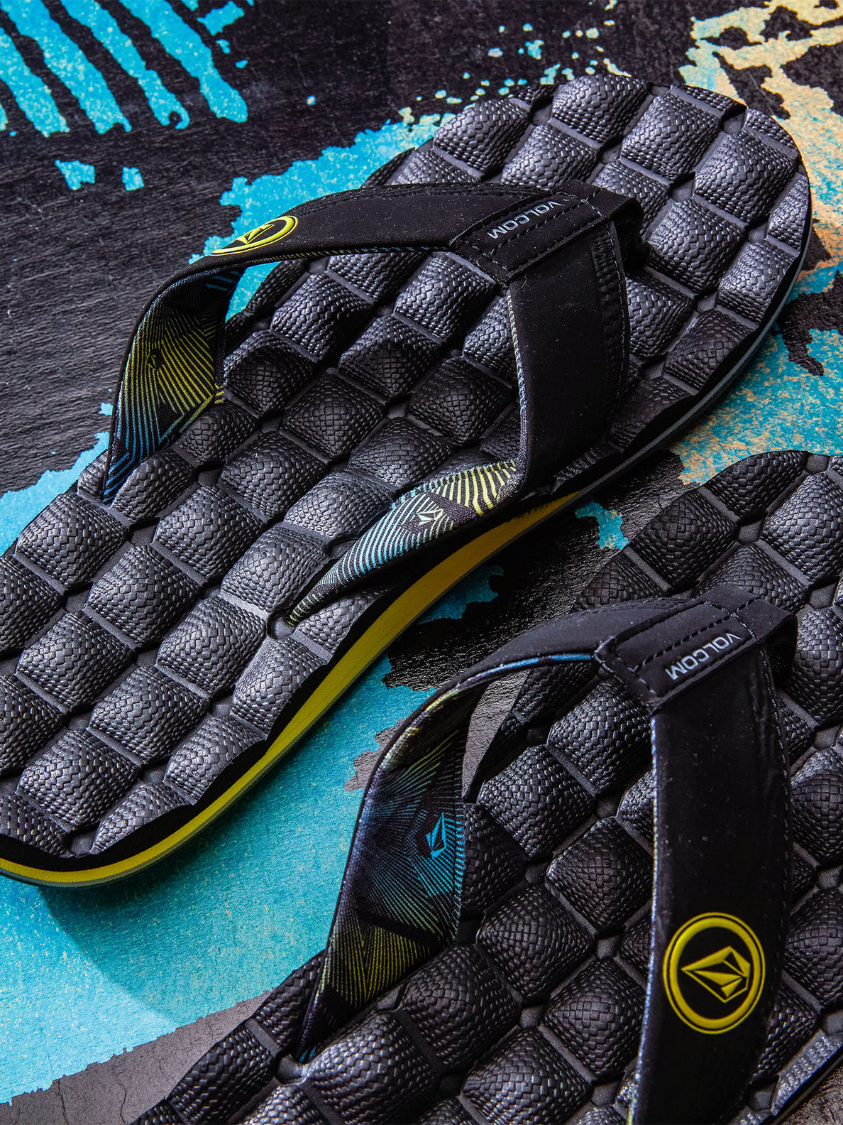 Recliner Sandals LIME Volcom Europe