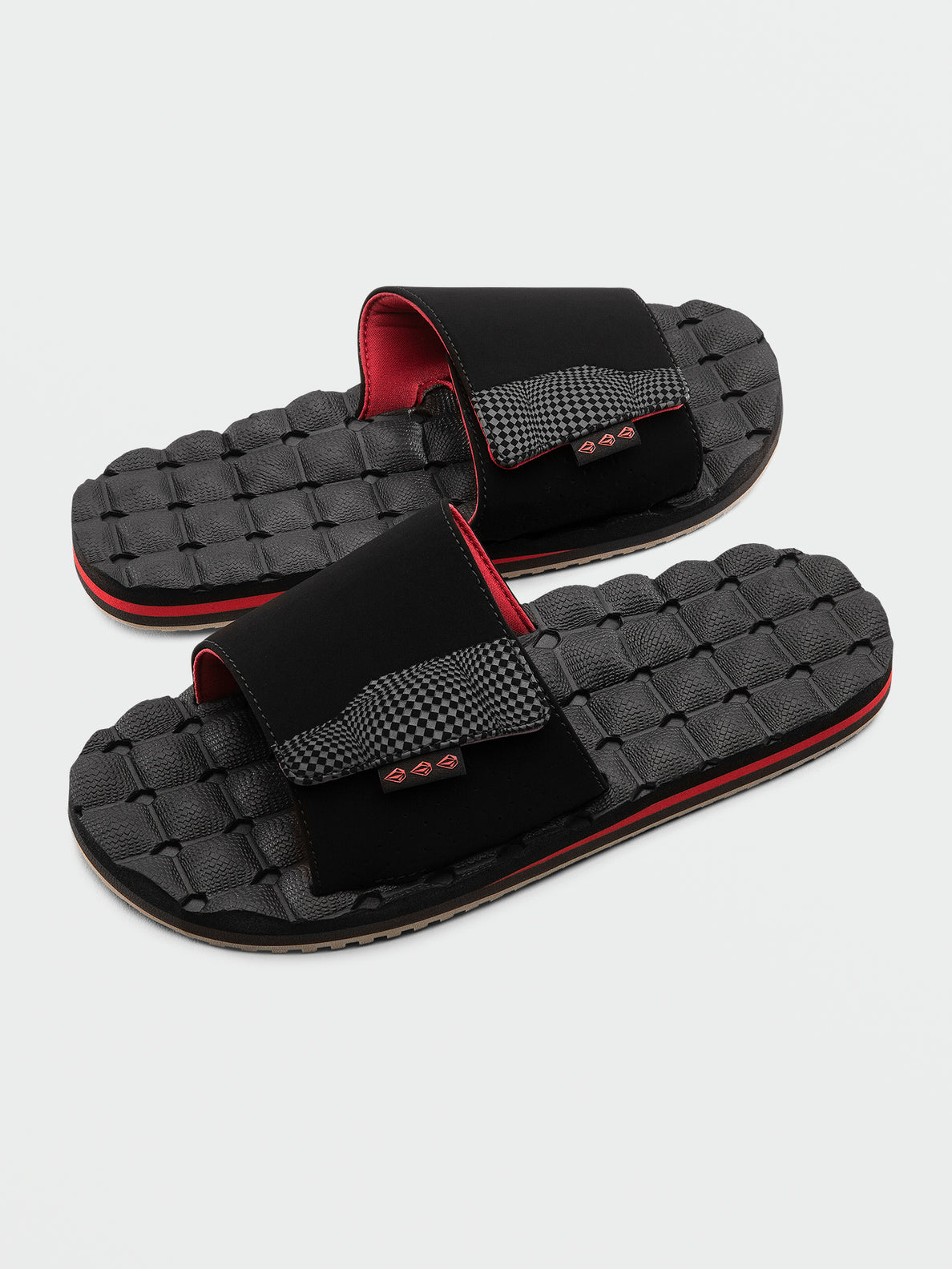 Recliner Slide Sandals RIBBON RED Men Volcom EU Volcom Europe
