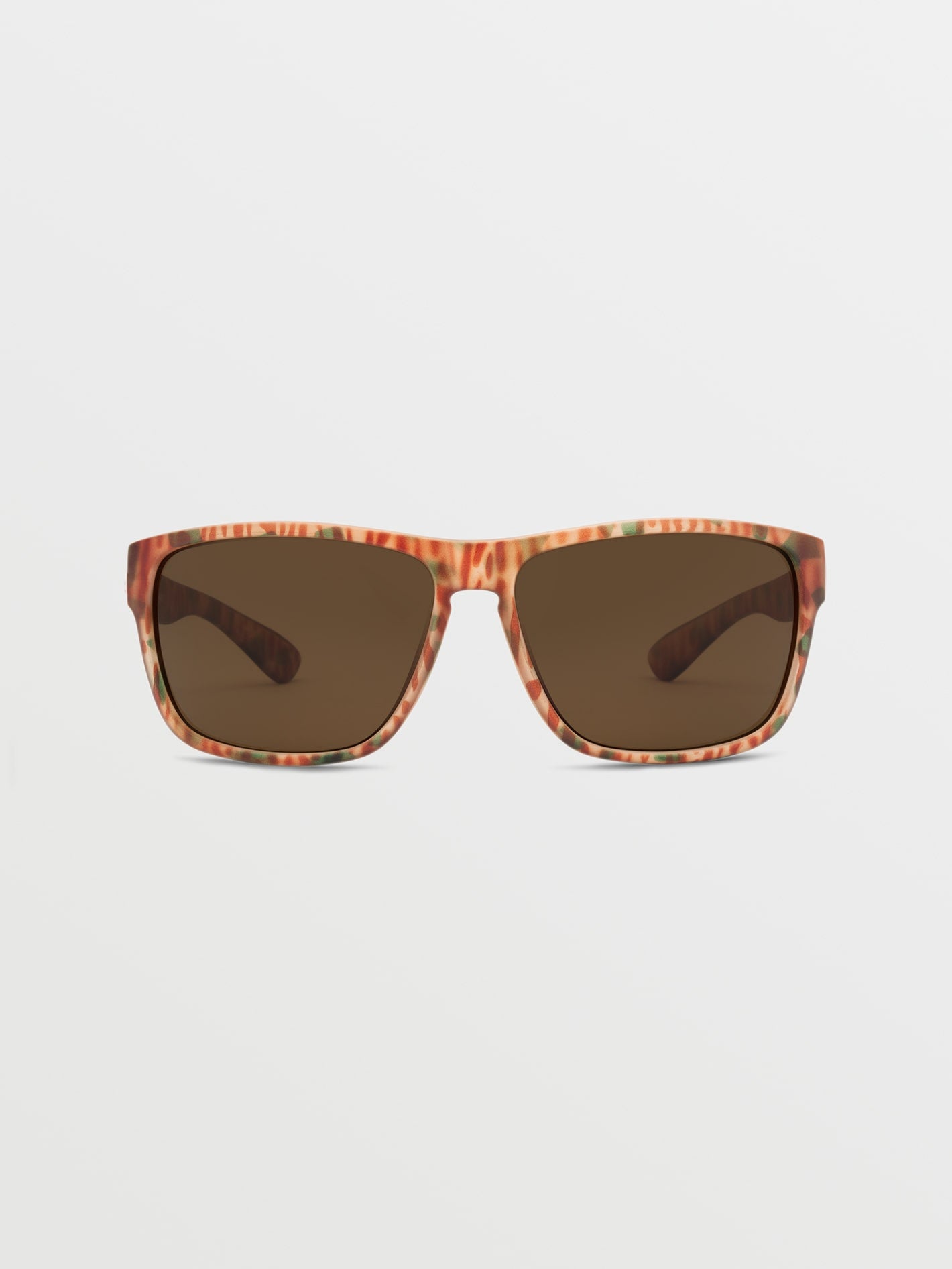 Baloney Matte Geo Sunglasses (Bronze Lens) - MEGA ORANGE