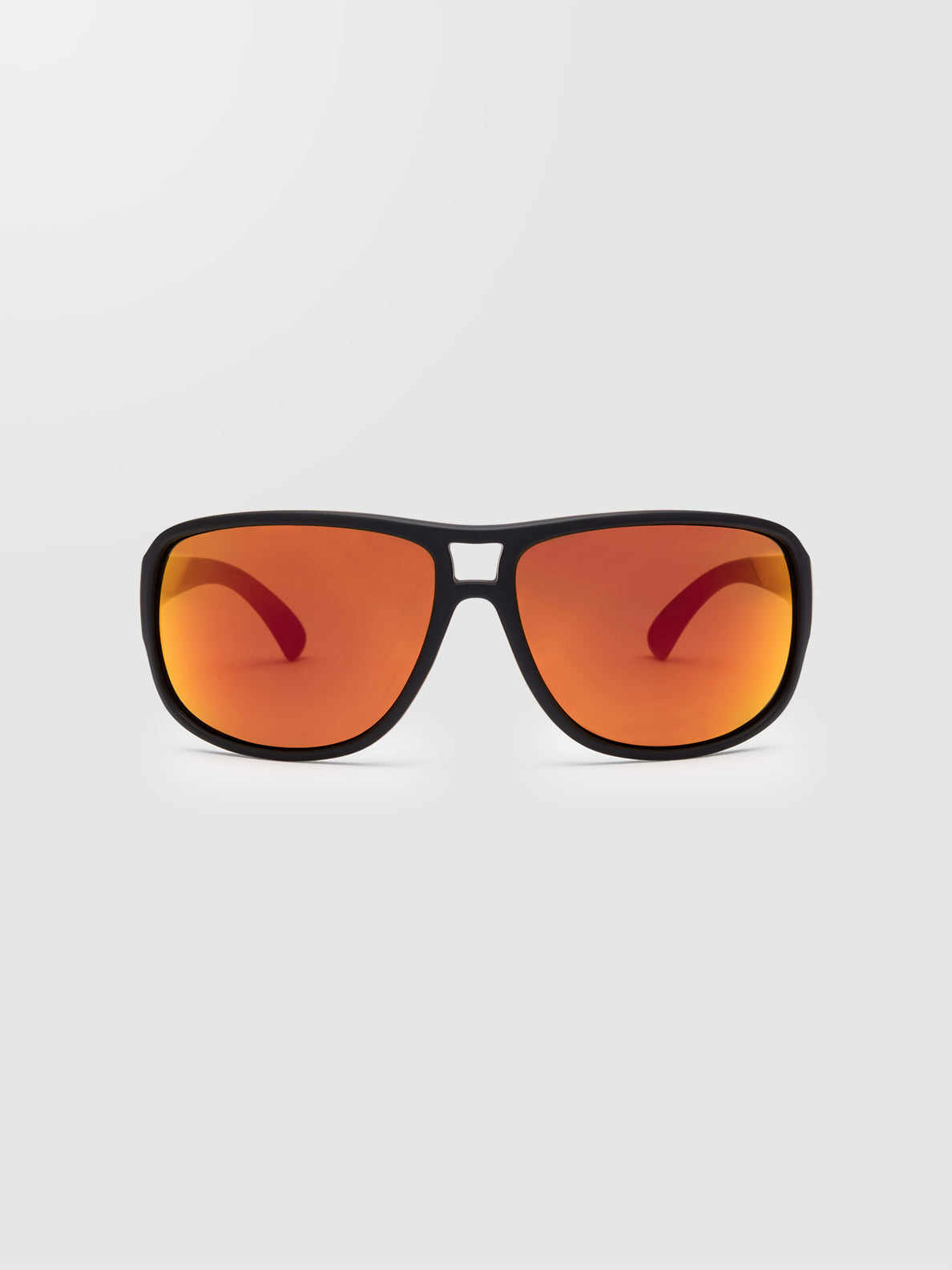 Stoke Matte Black Sunglasses (Heat Mirror Lens) - HEAT MIRROR