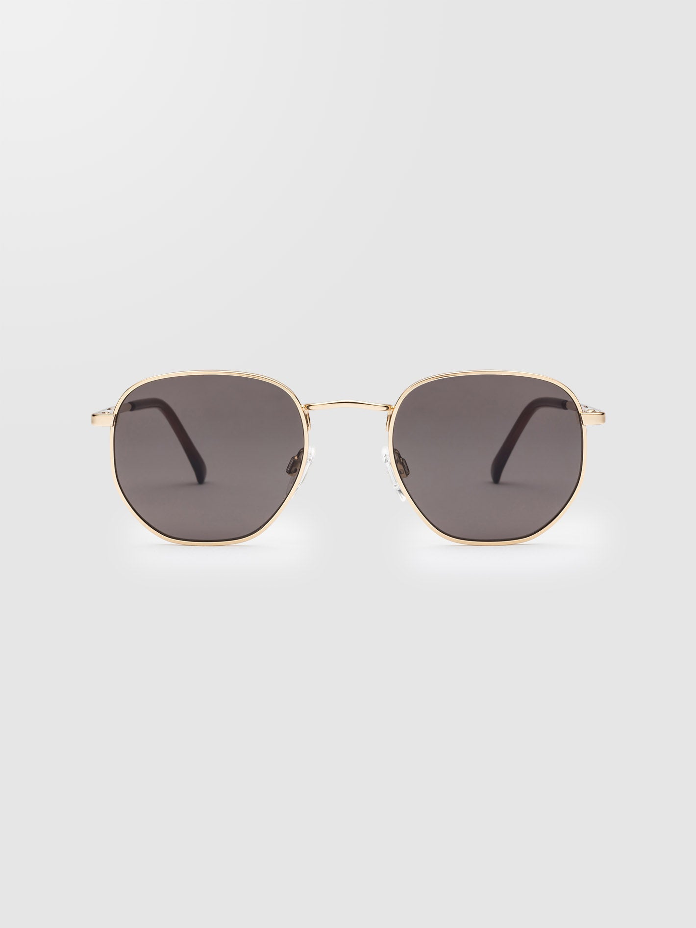 Happening Gloss Gold Sunglasses (Gray Lens) - GRAY