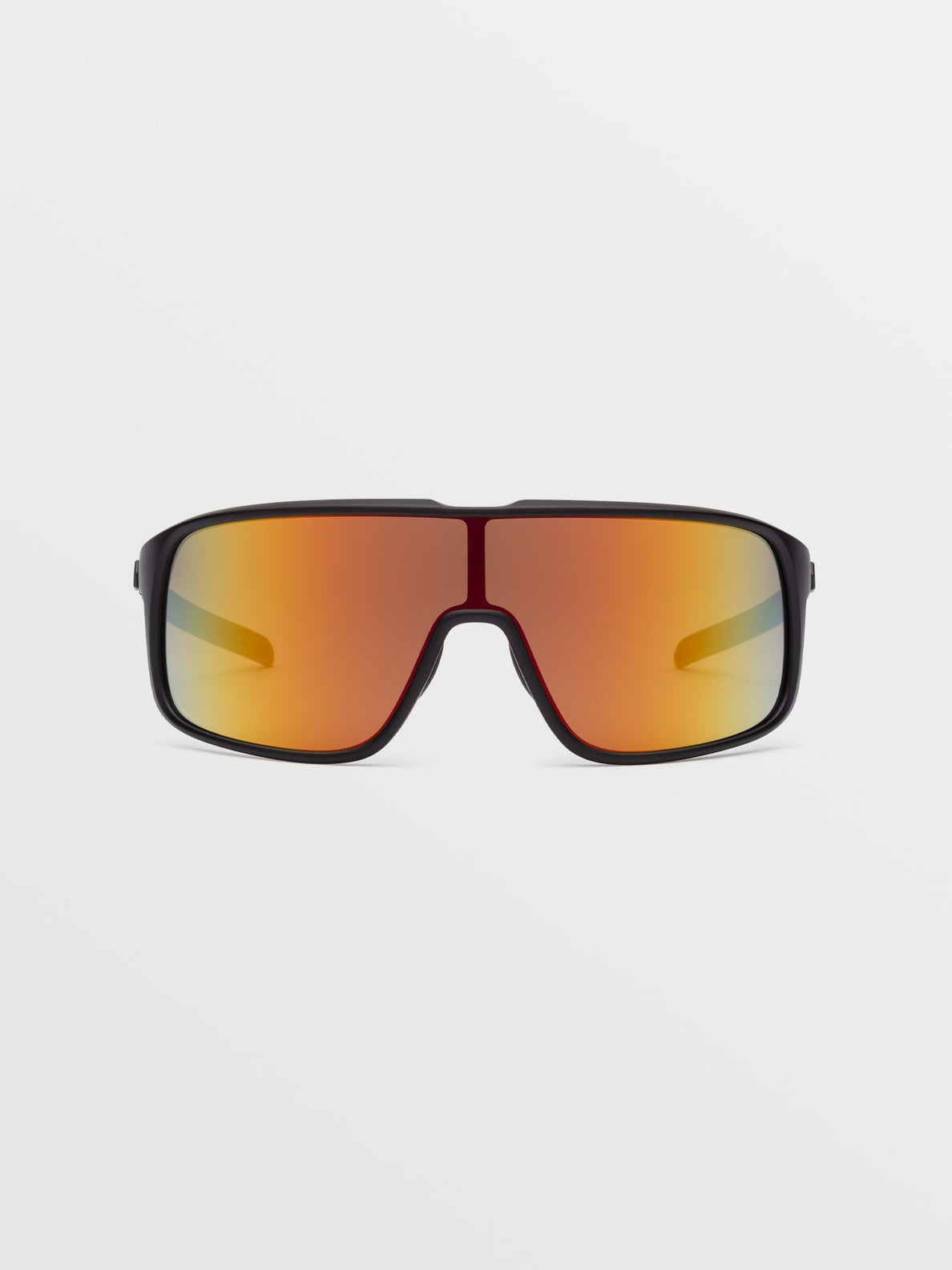 Macho Matte Black Sunglasses (Gray Red Lens) - GRAY RED CHROME (VE03500117_0000) [B]