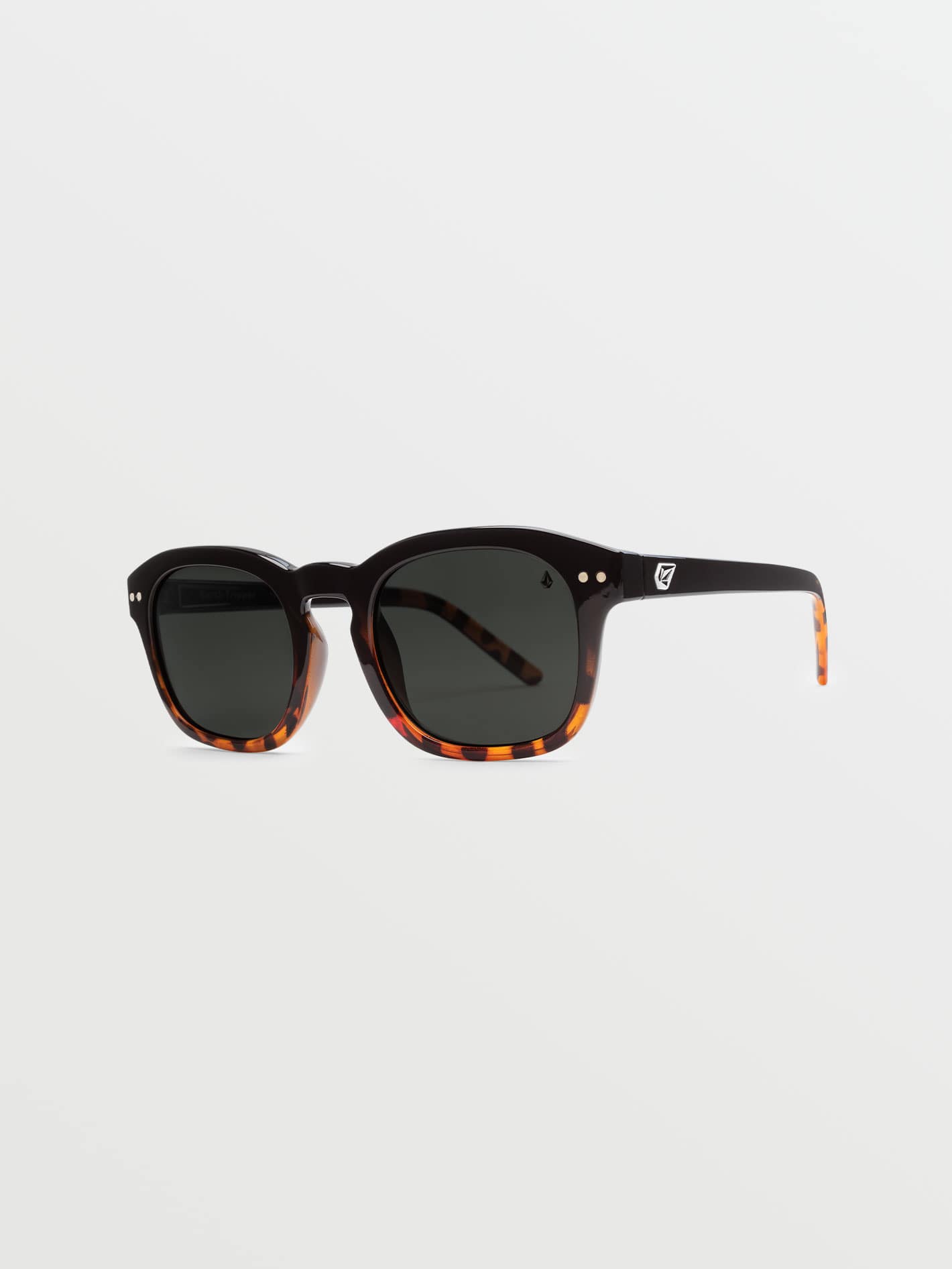 Earth Tripper Gloss Darkside Sunglasses (Gray Polar Lens) - DEAD ROSE