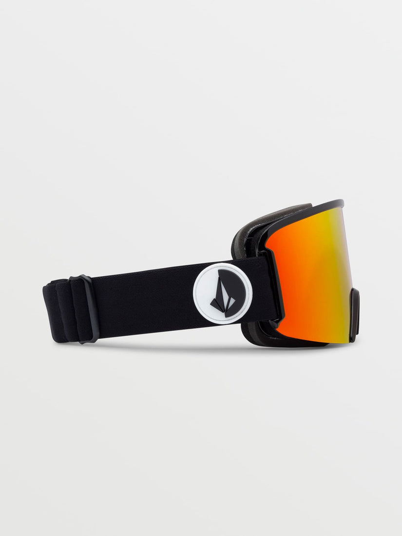 volcom garden matte black goggle Garden Gloss Black Goggle