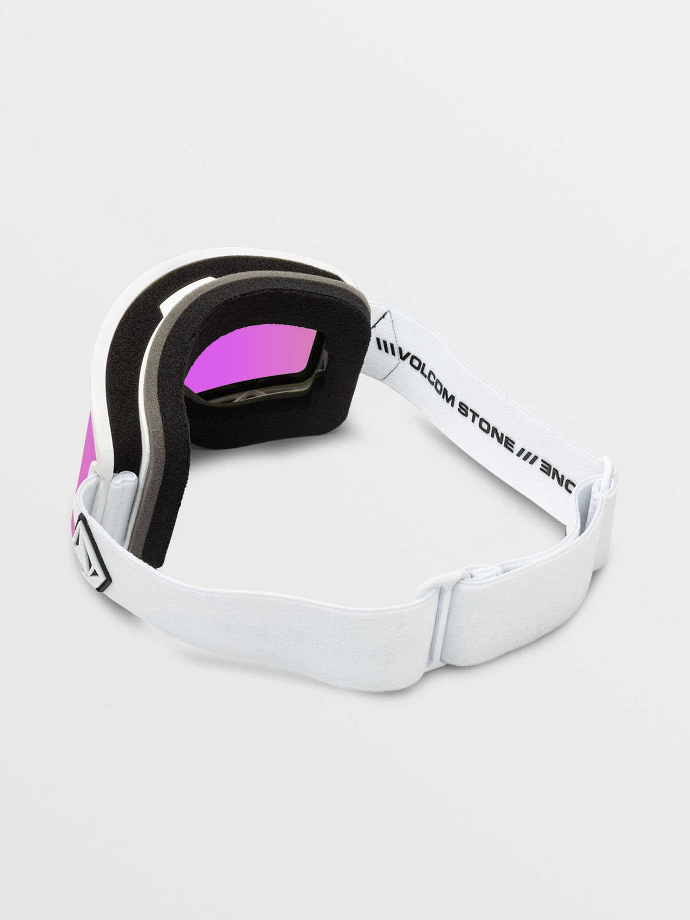 Garden Matte White Goggle (+ Bonus Lens - Yellow) - PINK CHROME