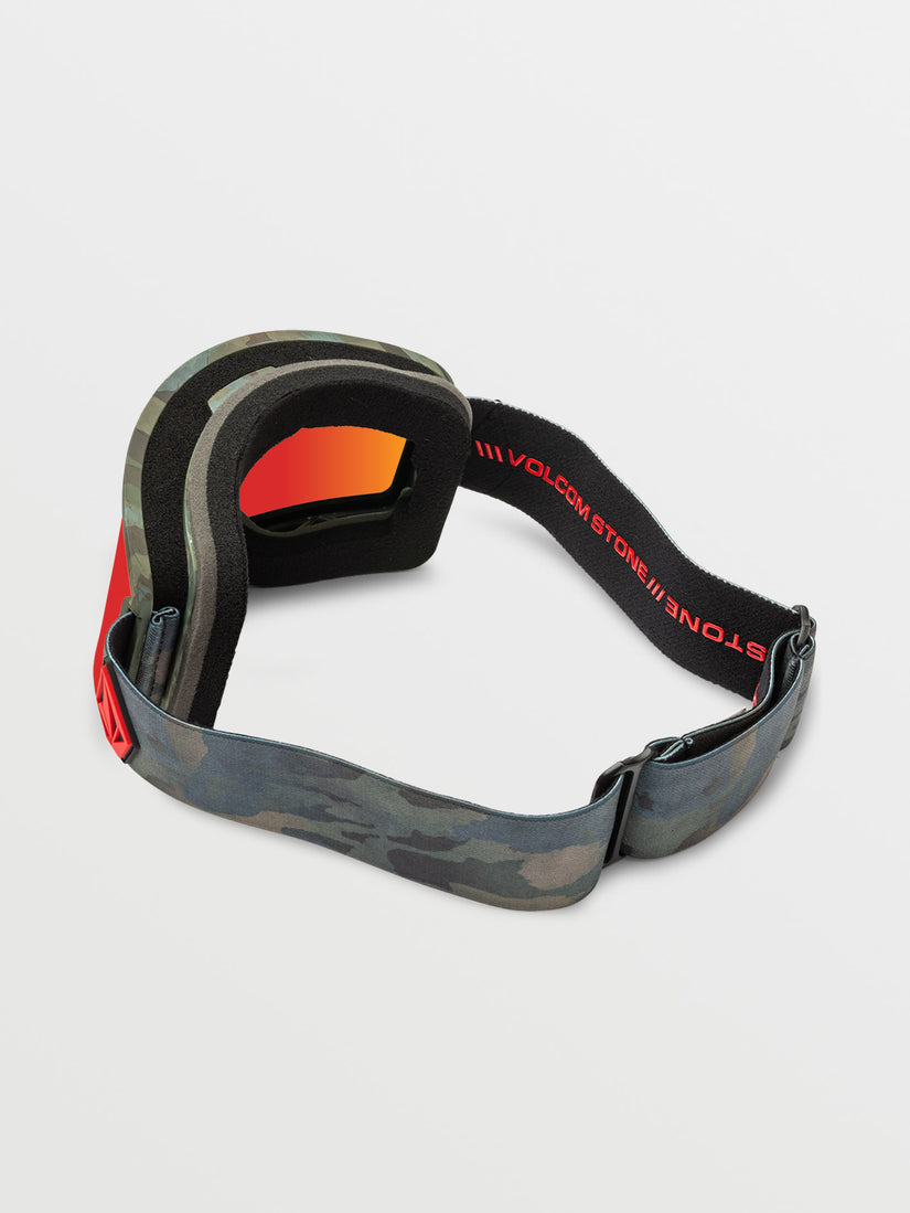 Garden Cloudwash Camo Goggle (+ Bonus Lens - Yellow) - RED CHROME - Unisex