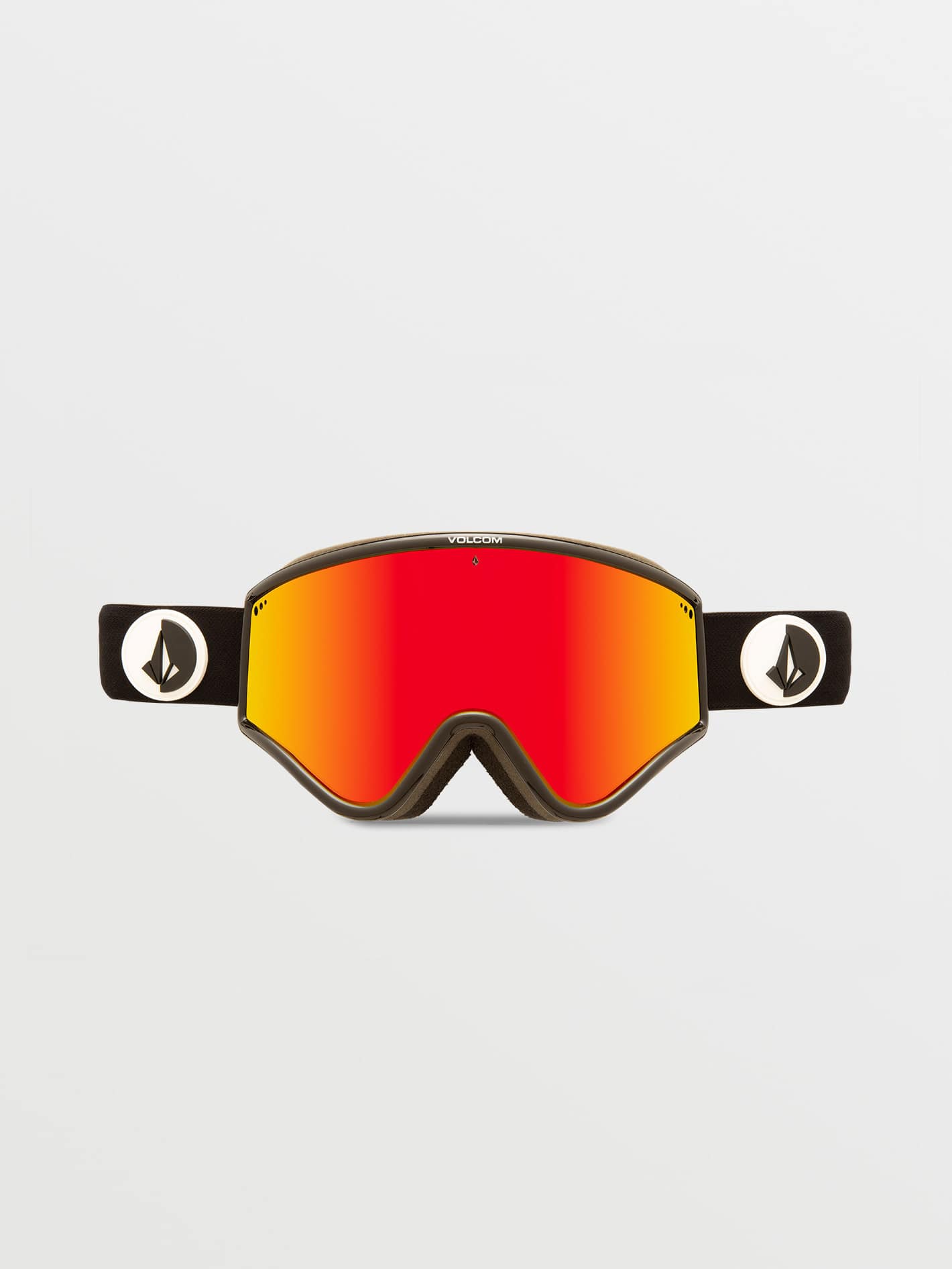 volcom yae goggles Yae Gloss Black Goggle - Red Chrome
