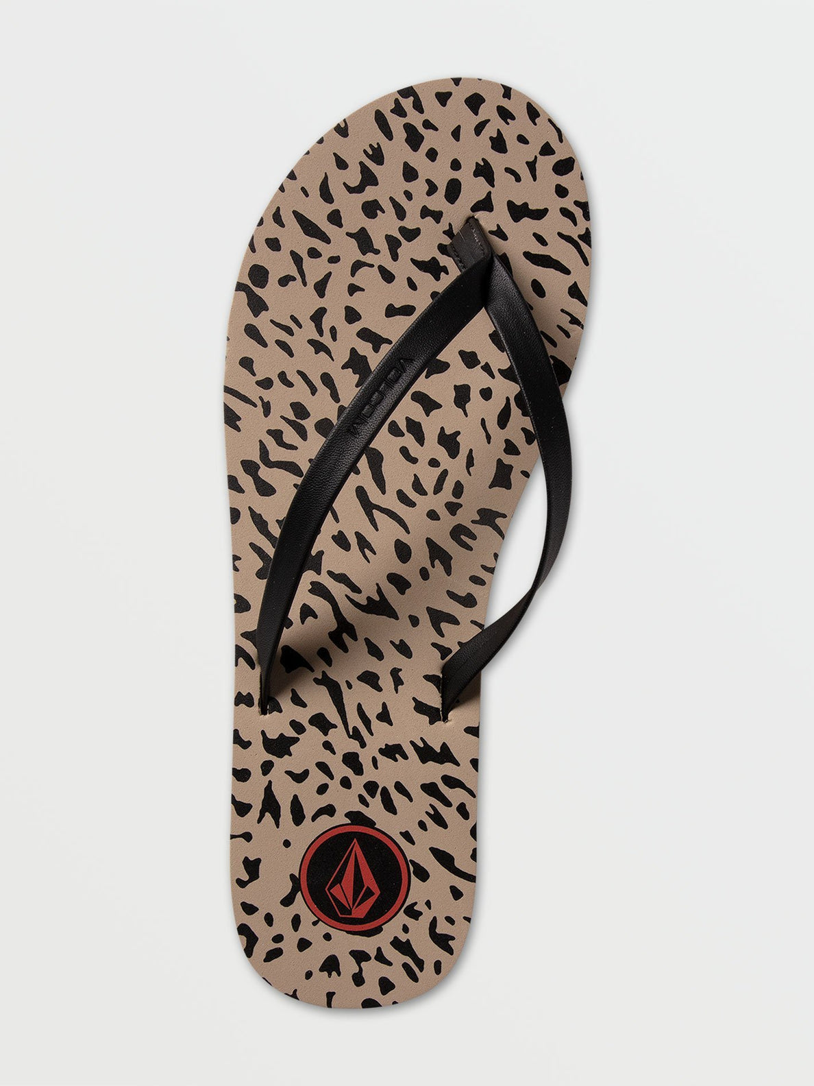 Flip flops animal print top