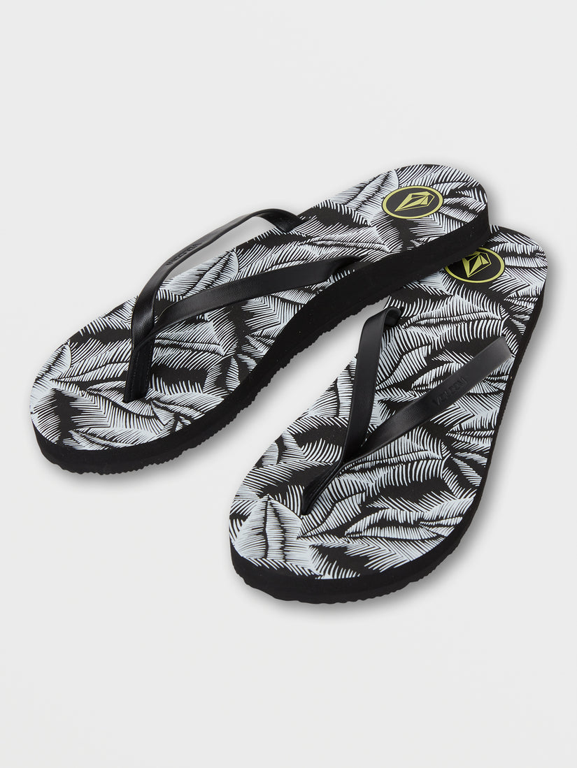 Color Me Spring Sandals - BLACK WHITE (W0812355_BWH) [F]